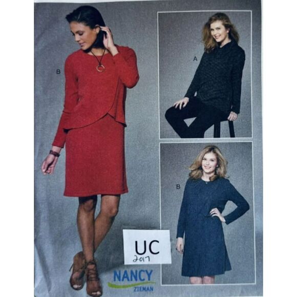 Misses Tunic and Dress Overlays McCalls Sewing Pattern 7655 Size 18W-24W UNCUT - Picture 1 of 3